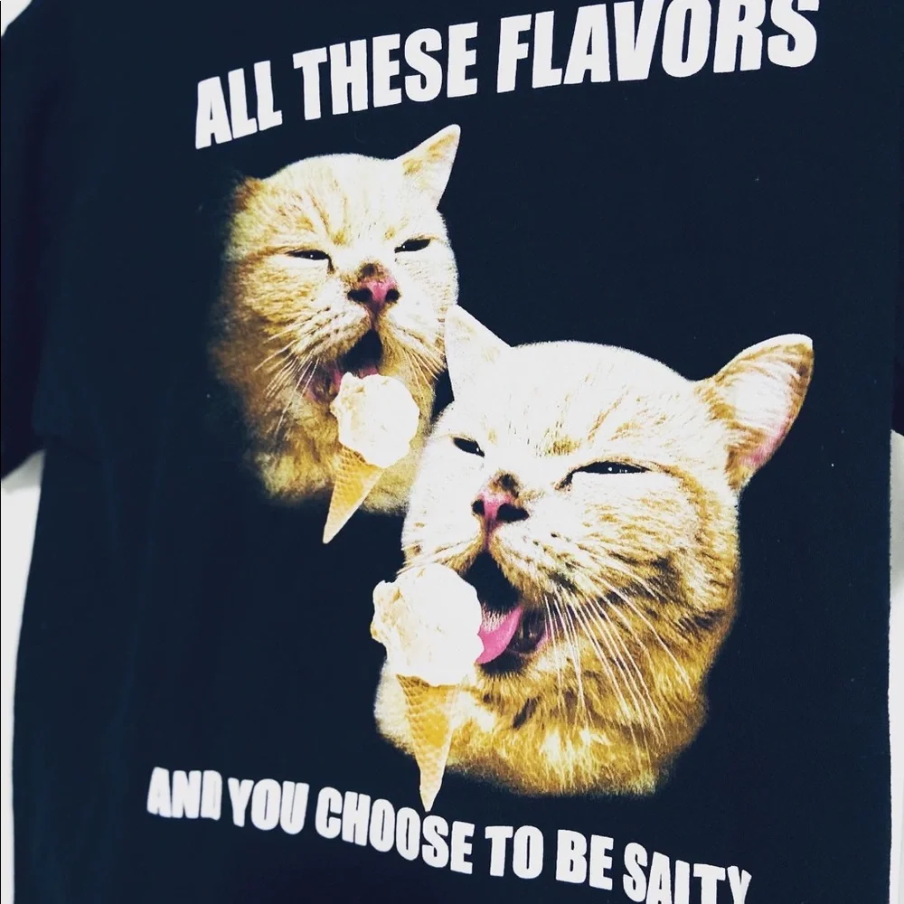All these flavors…and you choose to be SALTY! 39th & Walnut T-shirt - Medium - Picture 2 of 3